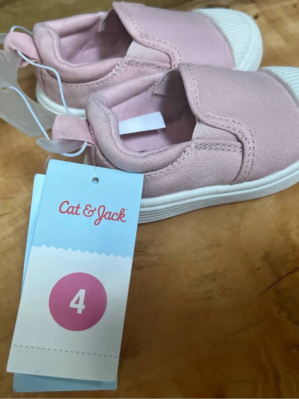 Cat & Jack Slip-On Canvas Sneakers in Light Pink